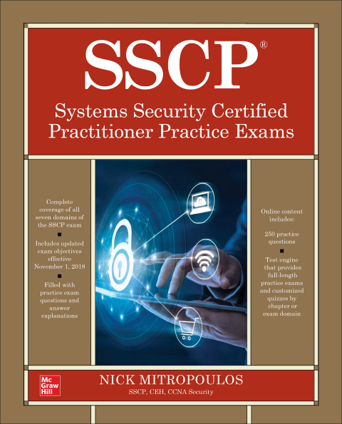 Cover image for book SSCP Systems Security Certified Practitioner Practice Exams