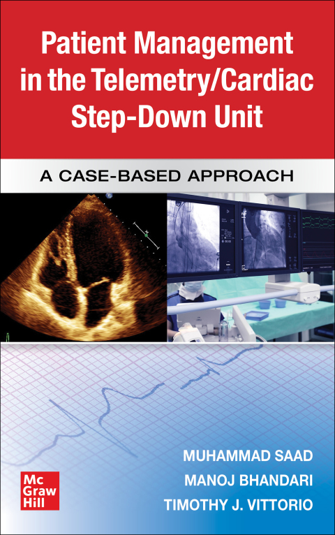 Cover image for book Guide to Patient Management in the Cardiac Step Down/Telemetry Unit: A Case-Based Approach