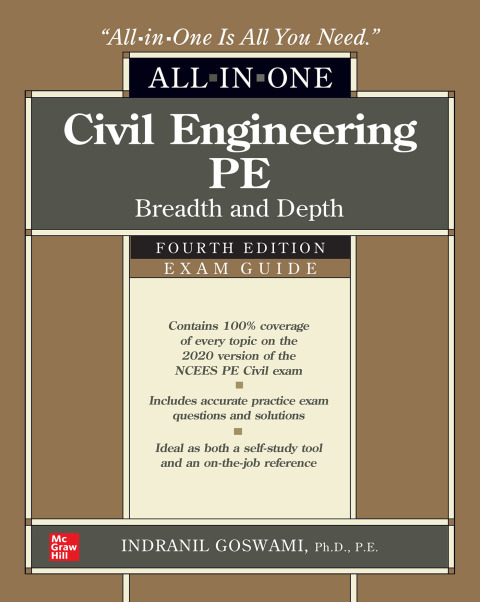 Cover image for book Civil Engineering PE All-in-One Exam Guide: Breadth and Depth