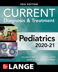 Cover image: CURRENT Diagnosis and Treatment Pediatrics 25th edition 9781260457827