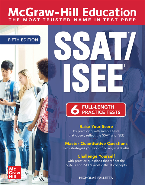 Cover image for book McGraw-Hill Education SSAT/ISEE, Fifth Edition