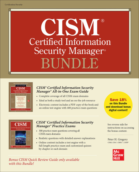 Cover image for book CISM Certified Information Security Manager Bundle