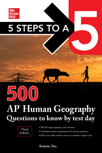 صورة الغلاف: 5 Steps to a 5: 500 AP Human Geography Questions to Know by Test Day, Third Edition 3rd edition 9781260459739