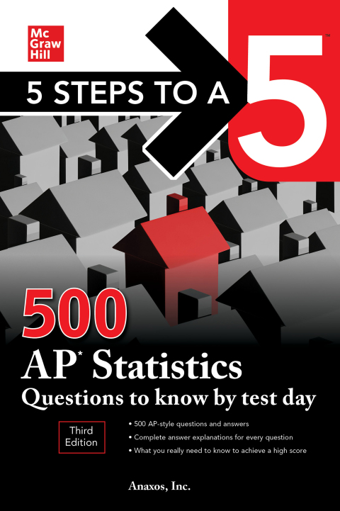 Cover image for book 5 Steps to a 5: 500 AP Statistics Questions to Know by Test Day, Third Edition