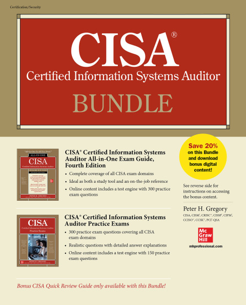Cover image for book CISA Certified Information Systems Auditor Bundle