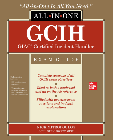 Cover image for book GCIH GIAC Certified Incident Handler All-in-One Exam Guide