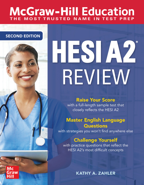Cover image for book McGraw-Hill Education HESI A2 Review, Second Edition