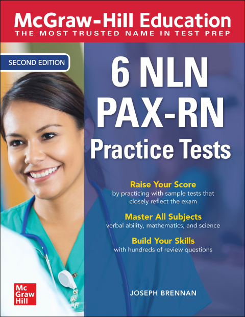 Cover image for book McGraw-Hill Education 6 NLN PAX-RN Practice Tests, Second Edition