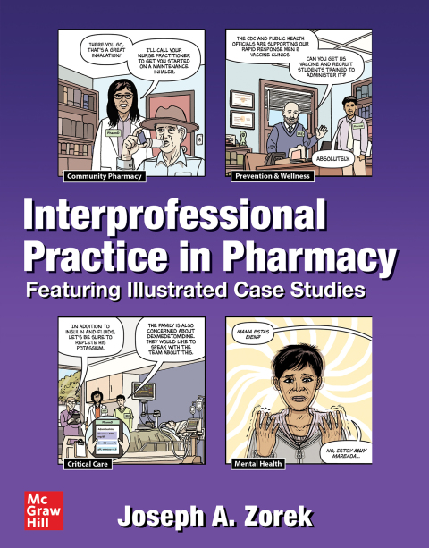 Cover image for book Interprofessional Practice in Pharmacy: Featuring Illustrated Case Studies