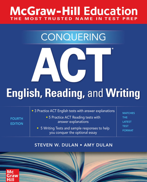 Cover image for book McGraw-Hill Education Conquering ACT English, Reading, and Writing, Fourth Edition