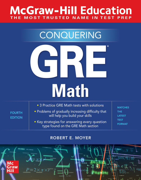 Cover image for book McGraw-Hill Education Conquering GRE Math, Fourth Edition