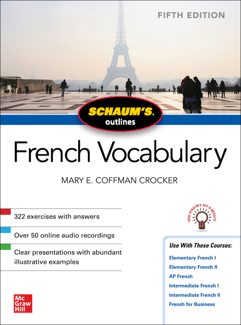 Cover image for book Schaum's Outline of French Vocabulary