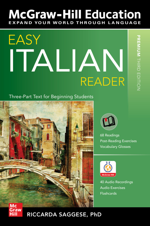 Cover image for book Easy Italian Reader, Premium Third Edition