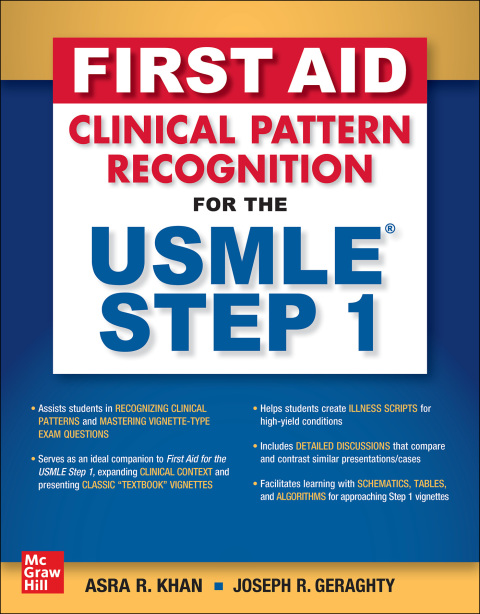 Cover image for book First Aid Clinical Pattern Recognition for the USMLE Step 1