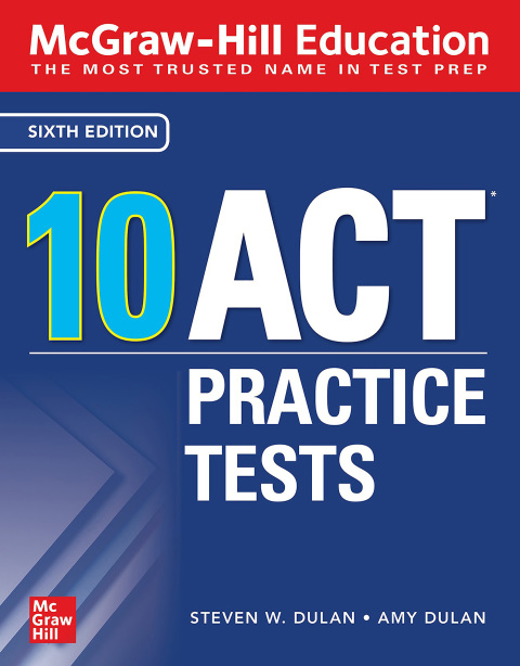 Cover image for book McGraw-Hill Education: 10 ACT Practice Tests, Sixth Edition
