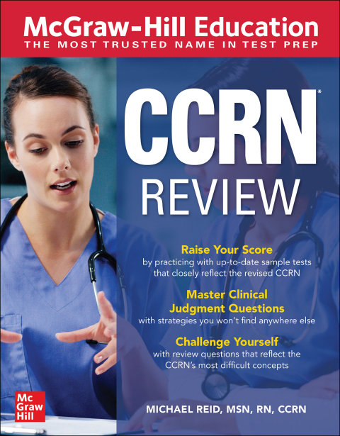 Cover image for book McGraw-Hill Education CCRN Review
