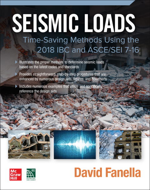Cover image for book Seismic Loads: Time-Saving Methods Using the 2018 IBC and ASCE/SEI 7-16