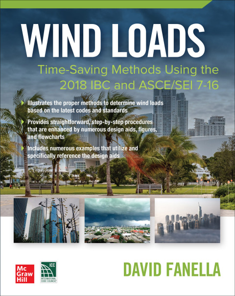 Cover image for book Wind Loads: Time Saving Methods Using the 2018 IBC and ASCE/SEI 7-16