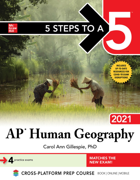 Cover image for book 5 Steps to a 5: AP Human Geography 2021