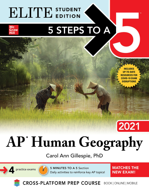 Cover image for book 5 Steps to a 5: AP Human Geography 2021 Elite Student Edition