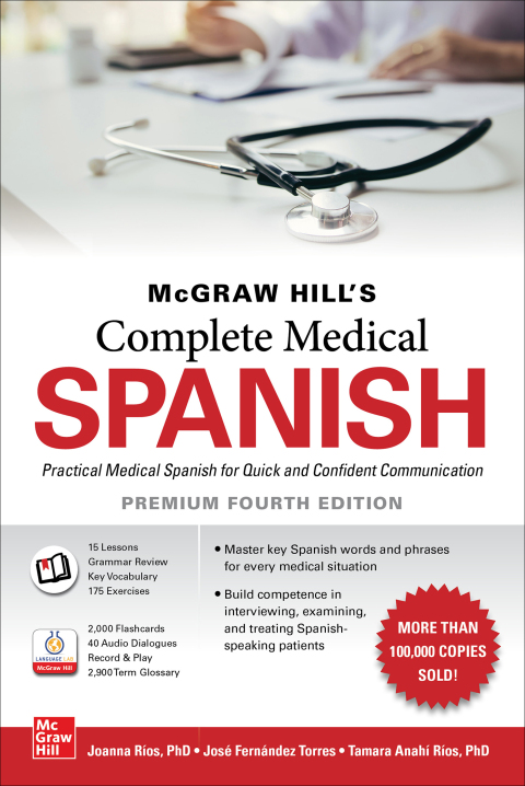 Cover image for book McGraw-Hill's Complete Medical Spanish, Premium Edition