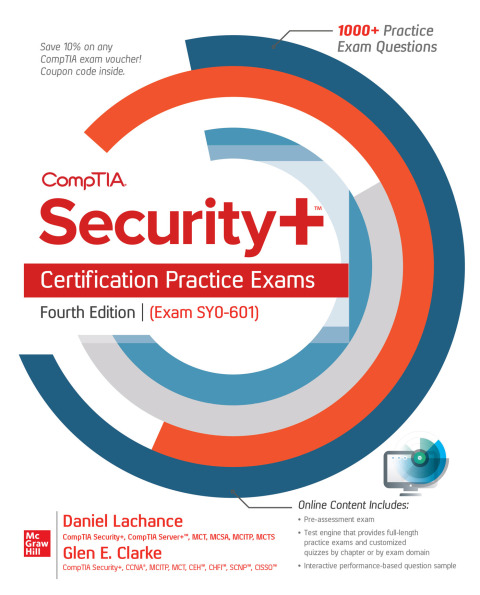 Cover image for book CompTIA Security  Certification Practice Exams (Exam SY0-601)