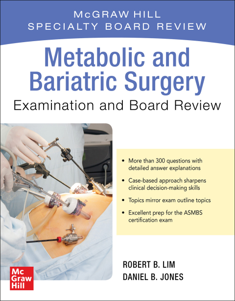 Cover image for book Metabolic and Bariatric Surgery Exam and Board Review