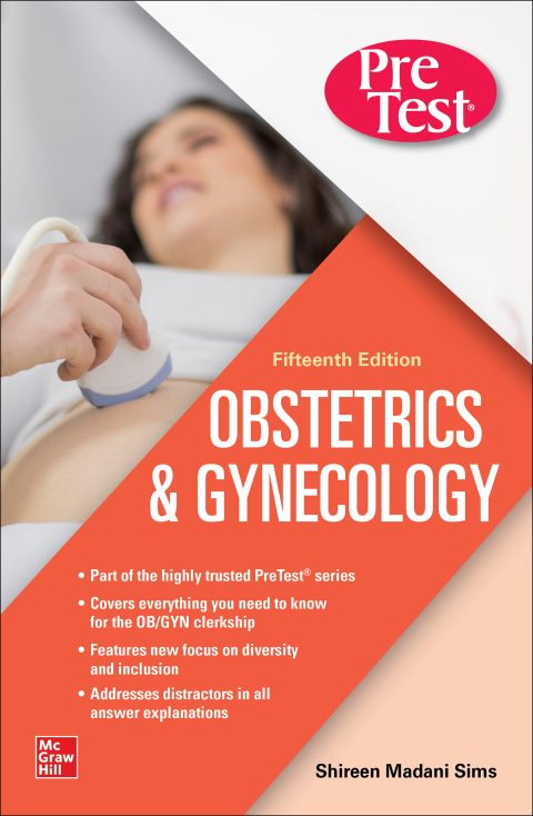 Cover image for book PreTest Obstetrics & Gynecology, Fifteenth Edition