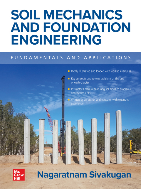 Cover image for book Soil Mechanics and Foundation Engineering: Fundamentals and Applications