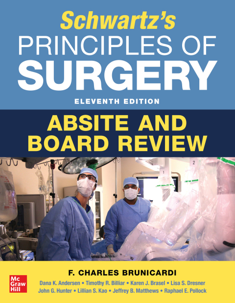 Cover image for book Schwartz's Principles of Surgery ABSITE and Board Review