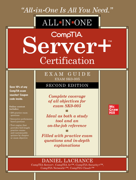 Cover image for book CompTIA Server  Certification All-in-One Exam Guide (Exam SK0-005)