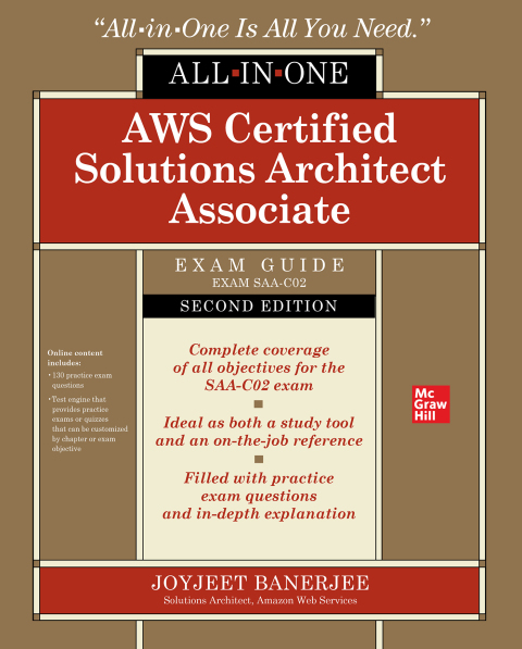Cover image for book AWS Certified Solutions Architect Associate All-in-One Exam Guide, Second Edition (Exam SAA-C02)