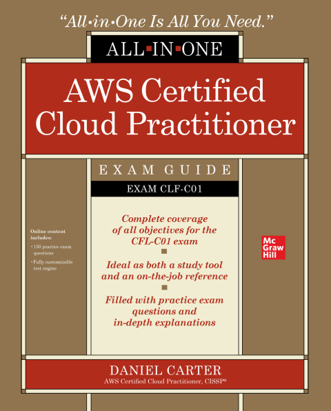 Cover image for book AWS Certified Cloud Practitioner All-in-One Exam Guide (Exam CLF-C01)
