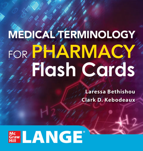 Cover image for book Medical Terminology for Pharmacy Flash Cards