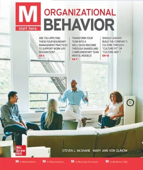 Cover image for book M: Organizational Behavior: 2024 Release