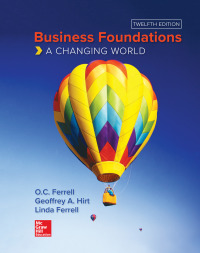 Cover image: Business Foundations: A Changing World 12th edition 9781260088366
