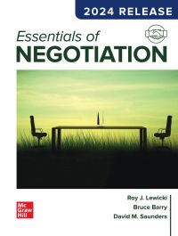 Essentials Of Negotiation 7th Edition | 9781260399455, 9781260512595 ...