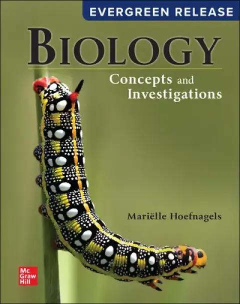 Cover image for book Biology: Concepts and Investigations: 2024 Release