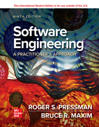 Cover image: Software Engineering: A Practitioner's Approach 9th edition 9781260548006