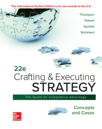 Imagen de portada: Crafting & Executing Strategy: Concepts and Cases 22nd edition 9781260565744