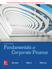 Imagen de portada: ISE Online Access for Fundamentals of Corporate Finance 10th edition 9781260566093