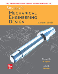 Cover image: Online Access for Shigley's Mechanical Engineering Design 11th edition 9781260569995