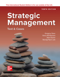 Imagen de portada: Strategic Management: Text and Cases 10th edition 9781260575255