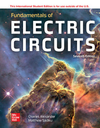 Cover image: Fundamentals of Electric Circuits 7th edition 9781260570793