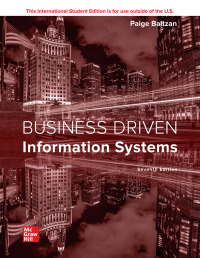 صورة الغلاف: Business Driven Information Systems 7th edition 9781260570854