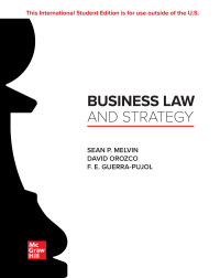 Imagen de portada: ISE eBook Online Access for Business Law and Strategy 1e 9781260547801