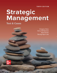 Cover image: Strategic Management: Text and Cases 10th edition 9781260075083