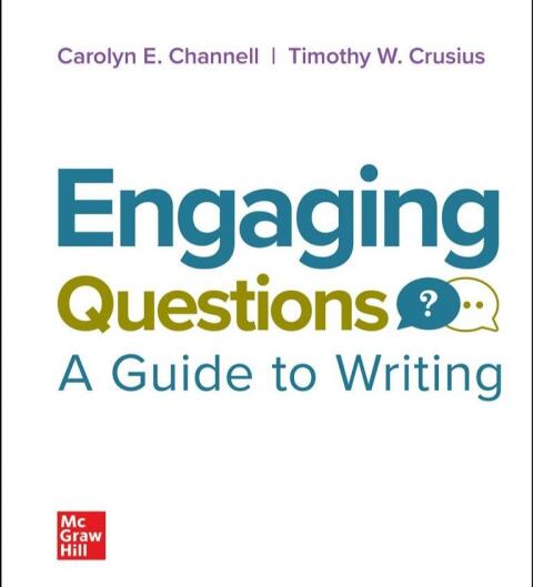 Cover image for book Engaging Questions: A Guide to Writing, 2024 Release