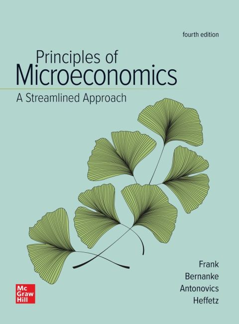 Cover image for book Principles of Microeconomics, A Streamlined Approach