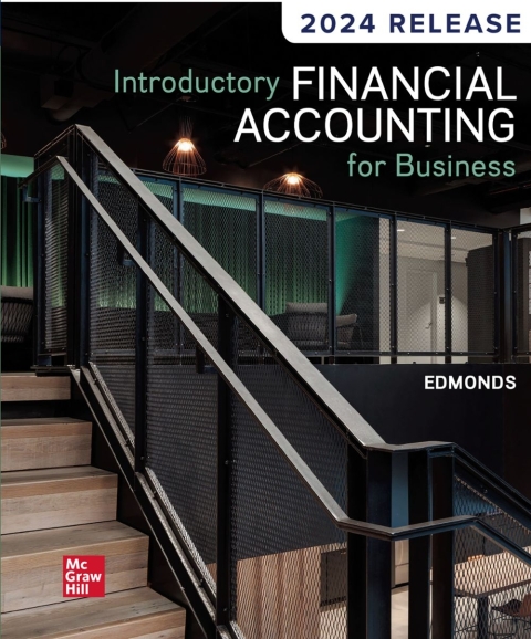 Cover image for book Introductory Financial Accounting for Business: 2024 Release